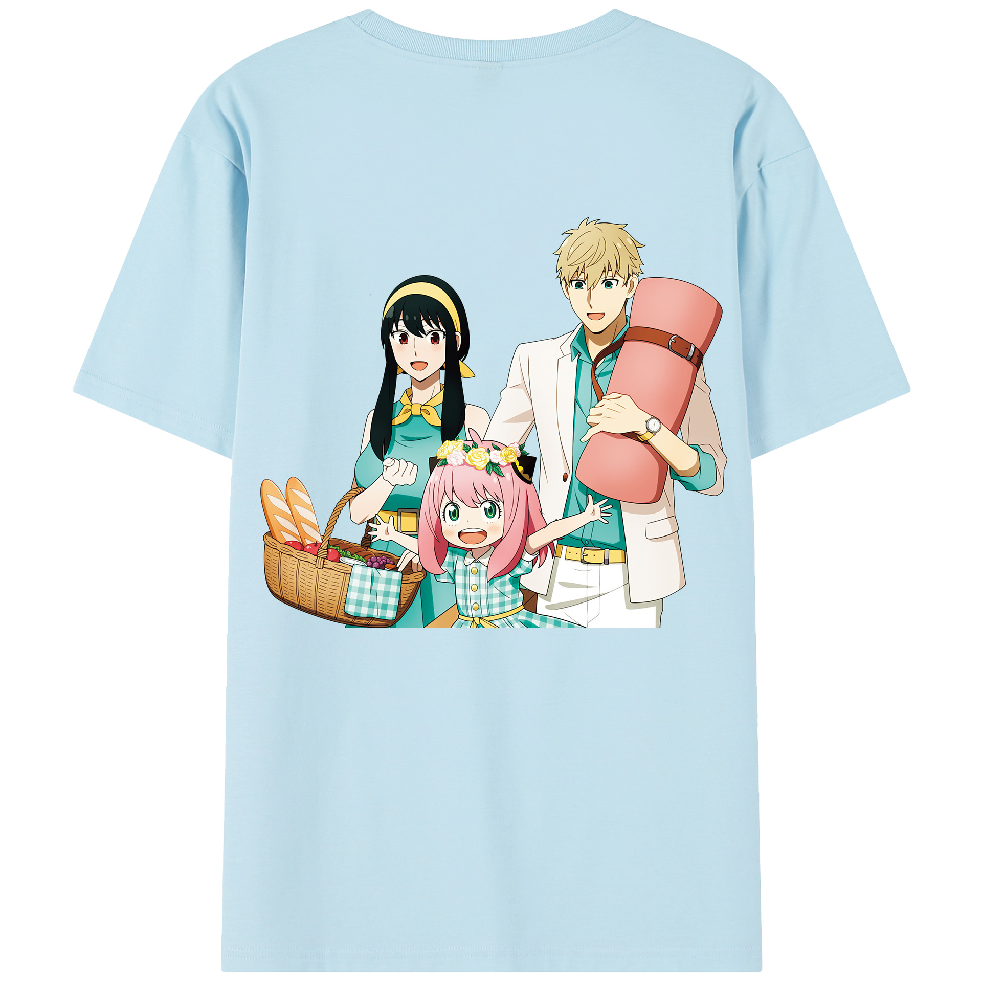 （画像用） SPY×FAMILY间谍家家酒 綿100％半袖Tシャツ（背面プリント）